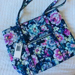 Vera Bradley Crossbody Cotton Tote Bag